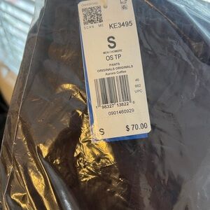 Adidas Originals Brown Track Pants Pink Stripes